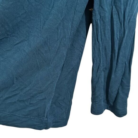 Old Navy Womens Teal Long-Sleeve Relaxed Fit Top XL Modal/Spandex Blend - Picture 2 of 6